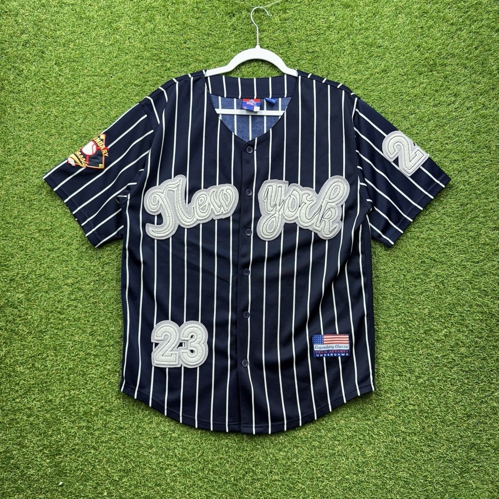 New York Baseball Jersey Mens Medium Legendary Classics All American #23